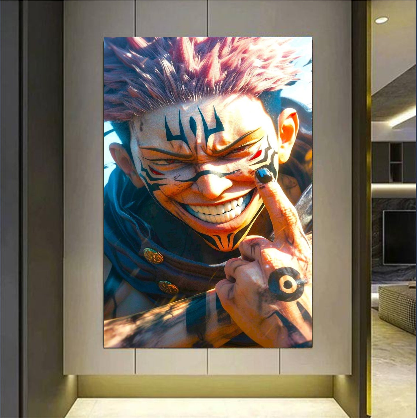 Ryomen Sukuna- HD Metal Print